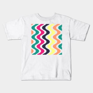 Wavy stripes Kids T-Shirt